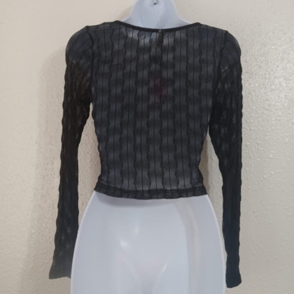 FERAL APPAREL - sheer Cardigan - Picture 2 of 11
